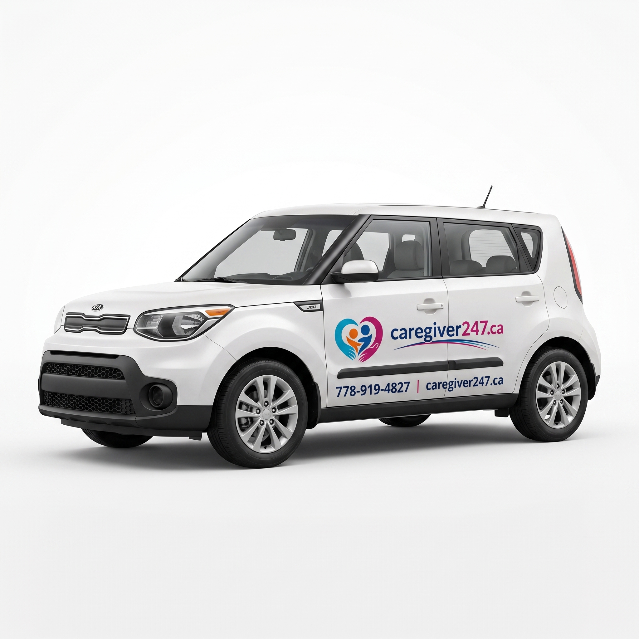 Caregiver 24/7 branded vehicle